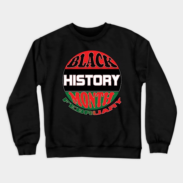 Black History  month Crewneck Sweatshirt by TeeText